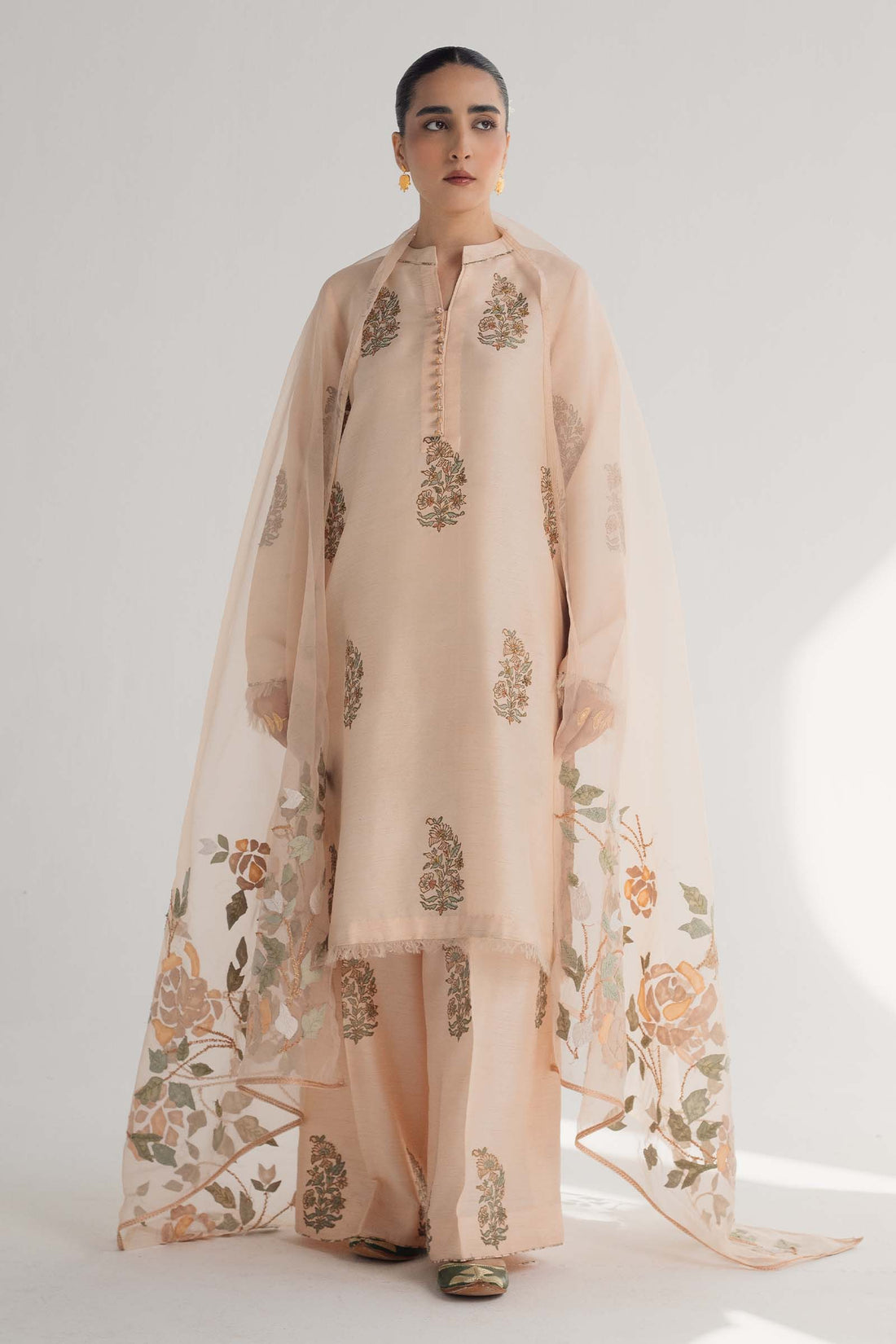 Zara Shahjahan | Handcrafted Suits | ZHC-049 - by - Libasekhas UK - Registered Vendor of : Zara Shahjahan - 100% Original Designer Dresss