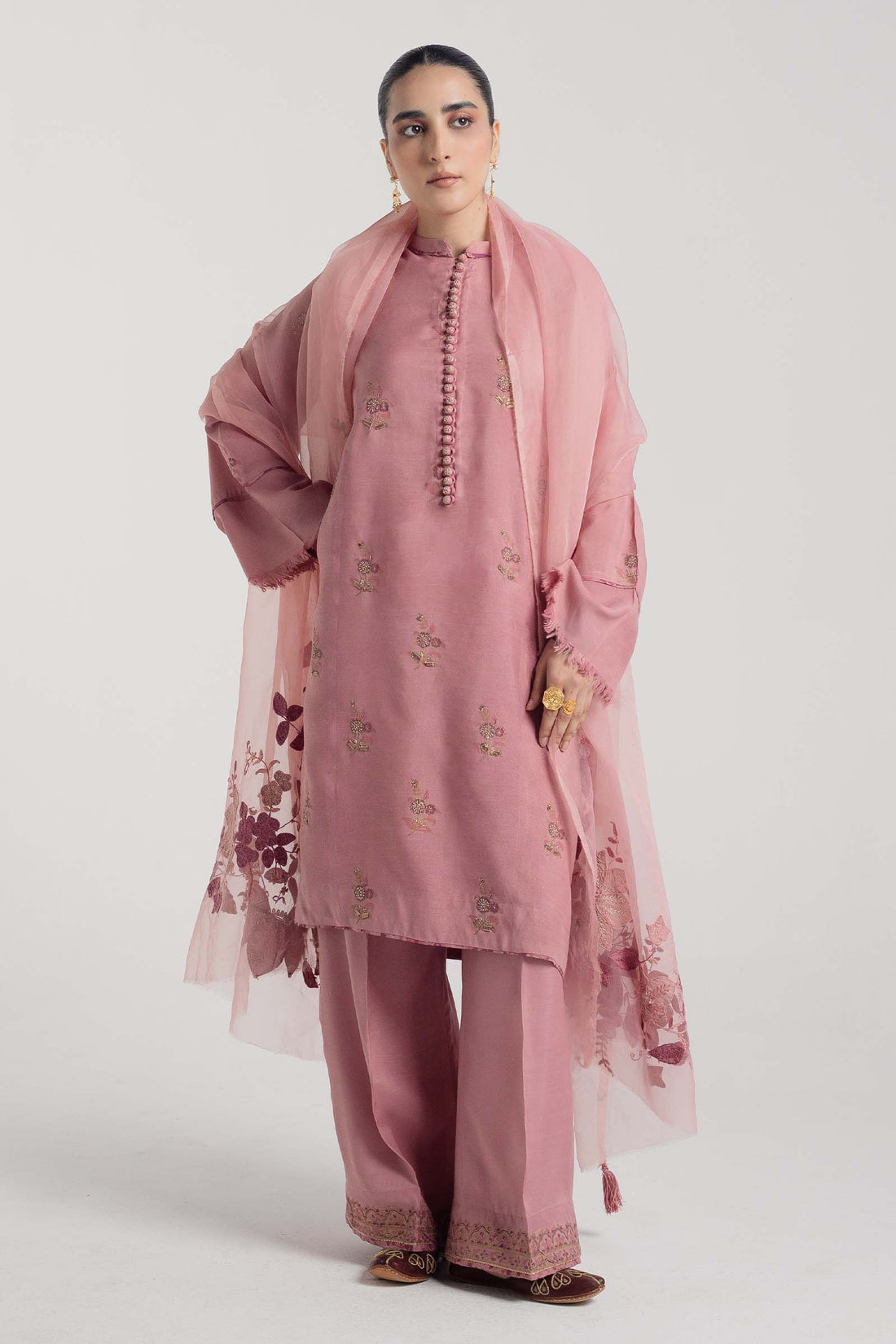 Zara Shahjahan | Handcrafted Suits | ZHC-050 - by - Libasekhas UK - Registered Vendor of : Zara Shahjahan - 100% Original Designer Dresss