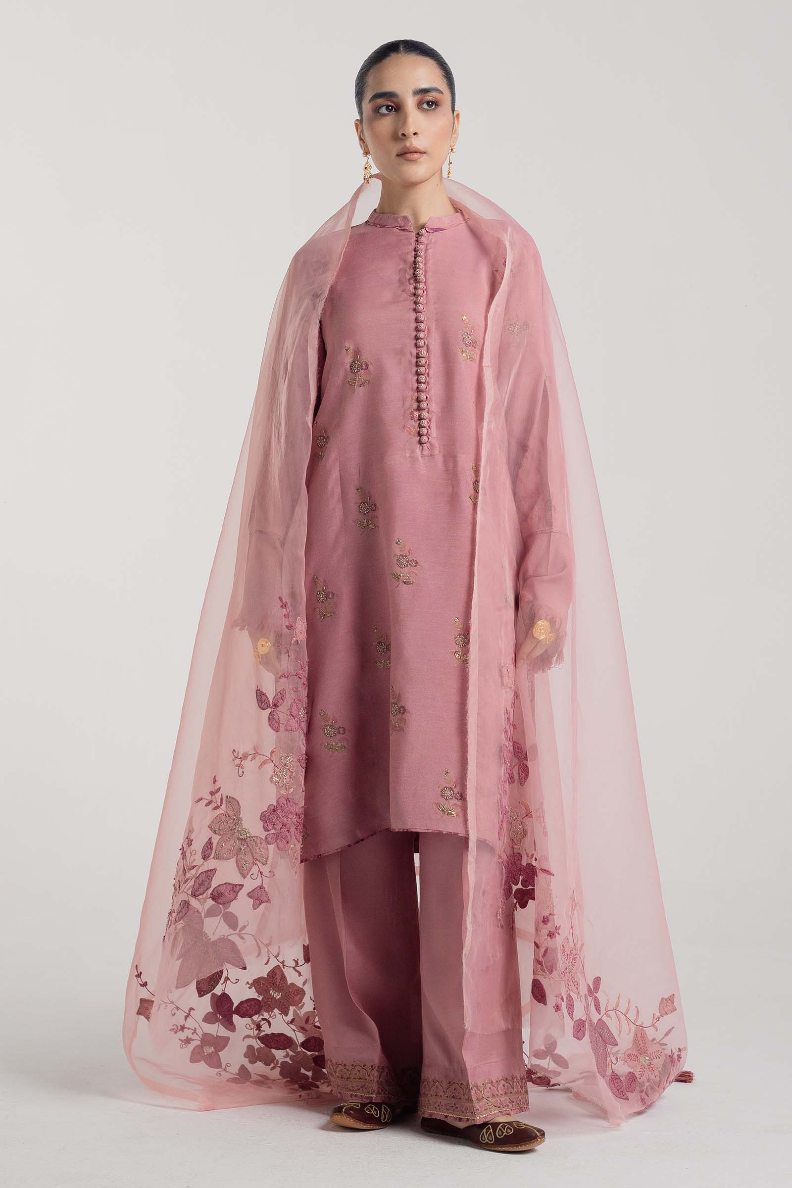 Zara Shahjahan | Handcrafted Suits | ZHC-050 - by - Libasekhas UK - Registered Vendor of : Zara Shahjahan - 100% Original Designer Dresss