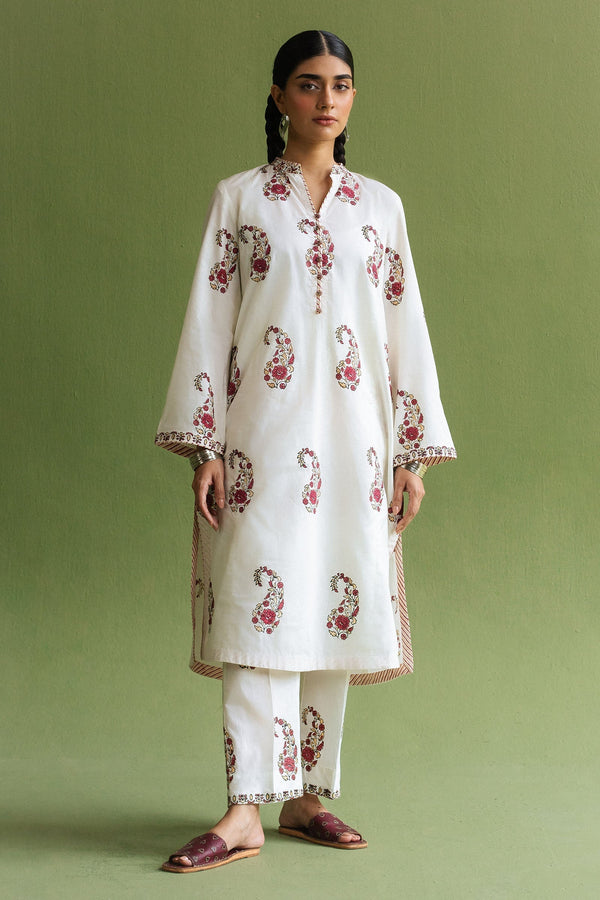 Zara Shahjahan | Handcrafted Suits | ZHC-055 - by - Libasekhas UK - Registered Vendor of : Zara Shahjahan - 100% Original Designer Dresss