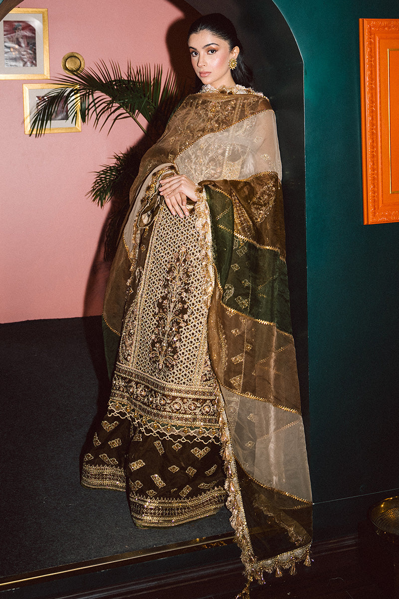 MNR | Zarlish Festive 25 | Zahra Sarfraz in Tabeer - by Libasekhas UK - Registered Vendor of : MNR - 100% Original Designer Dress