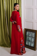Mina Hassan | Signature Luxe 25 | Crimson Dream Kaftan - by Libasekhas UK - Registered Vendor of : Mina Hassan - 100% Original Designer Dress