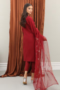 Zellbury | Winter Pret | Embroidered Kurta Dupatta Trouser - 3278 - by - Libasekhas UK - Registered Vendor of : Zellbury Women - 100% Original Designer Dresss