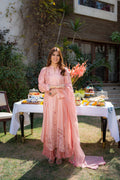 Wahaj M Khan | Pari Collection | Peach pink Pari Outfit - by Libasekhas UK - Registered Vendor of : Wahaj M Khan - 100% Original Designer Dress