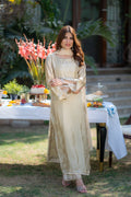 Wahaj M Khan | Pari Collection | Ivory biege Pari Outfit - by Libasekhas UK - Registered Vendor of : Wahaj M Khan - 100% Original Designer Dress