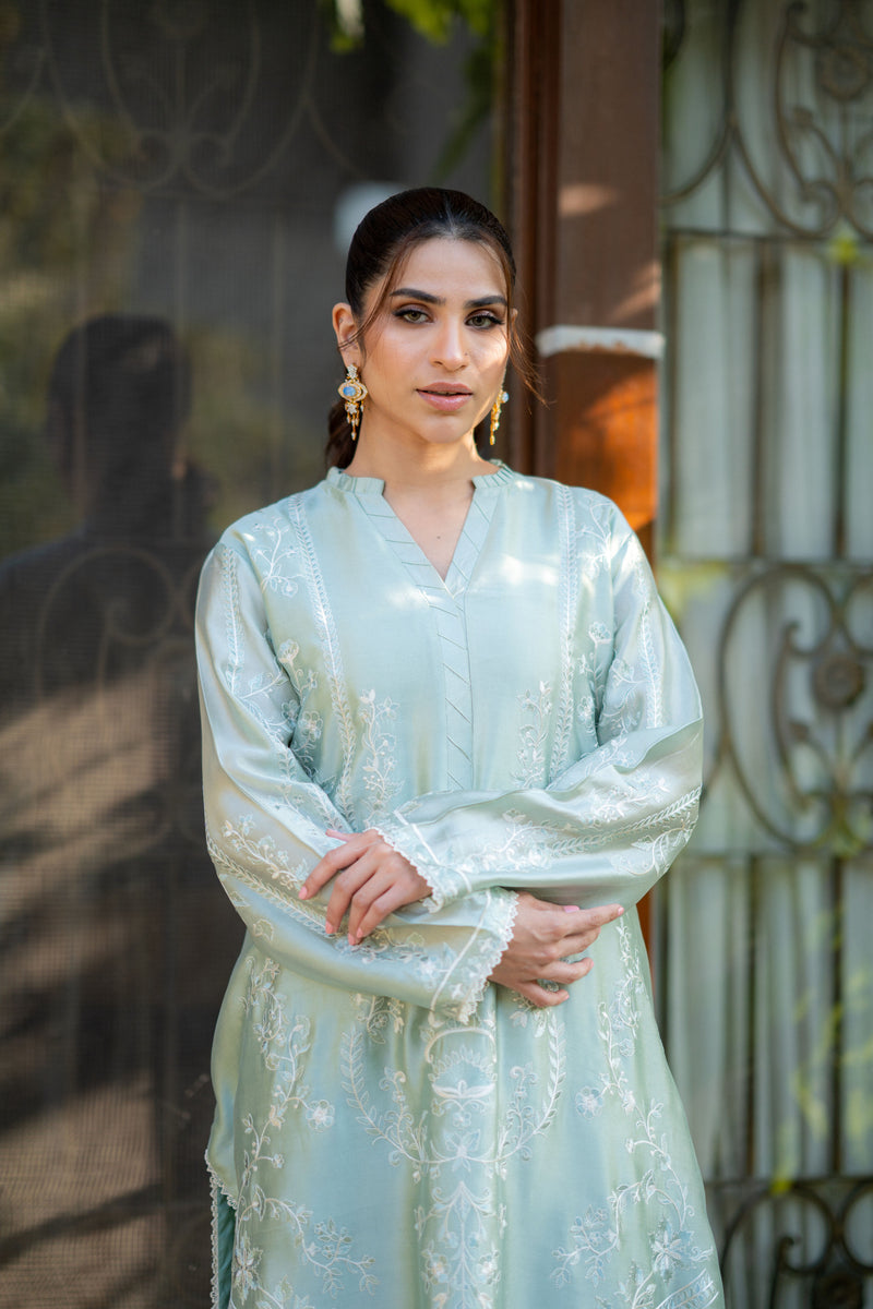 Wahaj M Khan | Pari Collection | Mint Sheesha Pari Set