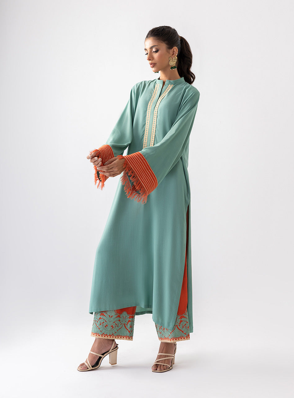 Zainab Chottani | Aara Casual Pret |  Olivia Glaze - by - Libasekhas UK - Registered Vendor of : Zainab Chottani - 100% Original Designer Dresss
