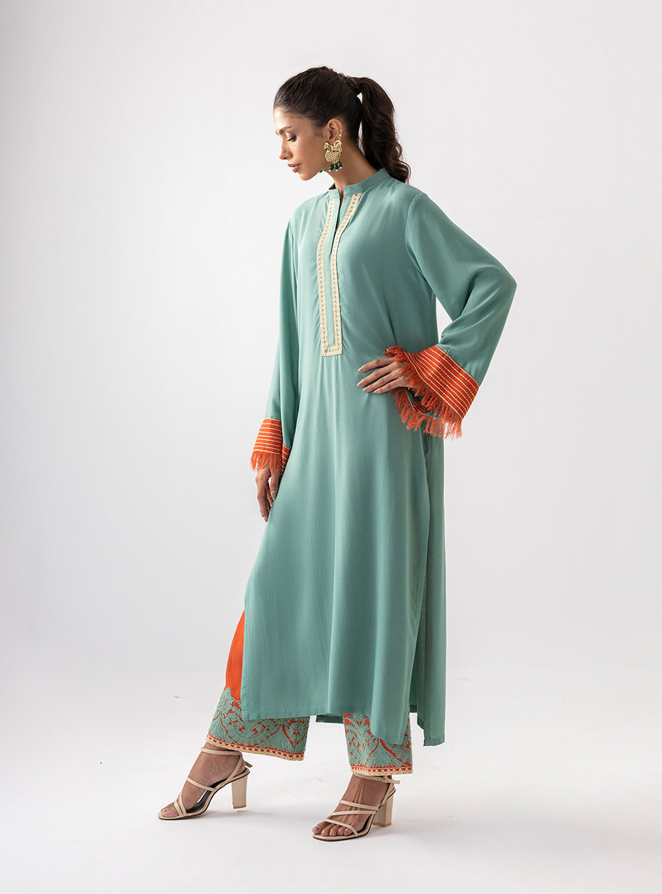 Zainab Chottani | Aara Casual Pret |  Olivia Glaze - by - Libasekhas UK - Registered Vendor of : Zainab Chottani - 100% Original Designer Dresss
