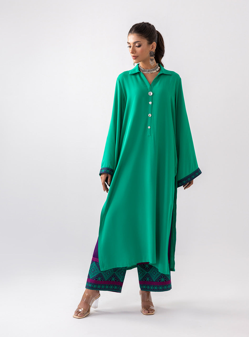 Zainab Chottani | Aara Casual Pret |  Serene Bloom - by - Libasekhas UK - Registered Vendor of : Zainab Chottani - 100% Original Designer Dresss