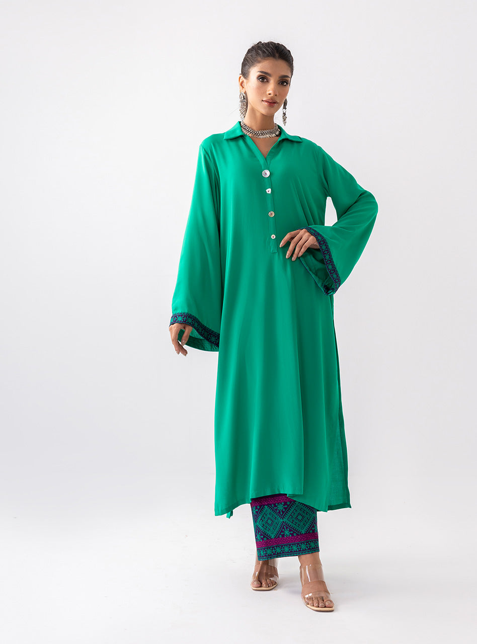 Zainab Chottani | Aara Casual Pret |  Serene Bloom - by - Libasekhas UK - Registered Vendor of : Zainab Chottani - 100% Original Designer Dresss