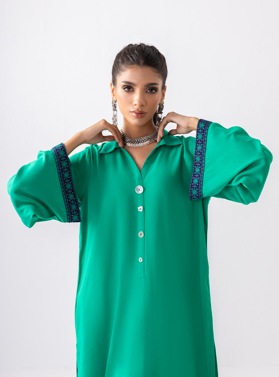 Zainab Chottani | Aara Casual Pret |  Serene Bloom - by - Libasekhas UK - Registered Vendor of : Zainab Chottani - 100% Original Designer Dresss