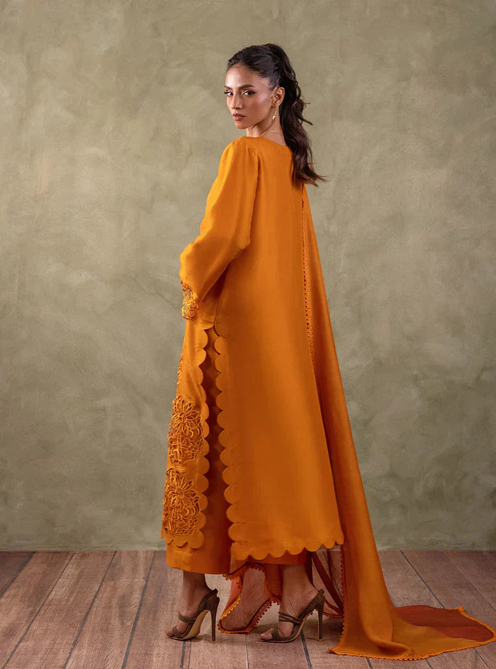 Zainab Chottani | Eid Edit 24 | Burning Amber - by - Libasekhas UK - Registered Vendor of : Zainab Chottani - 100% Original Designer Dresss