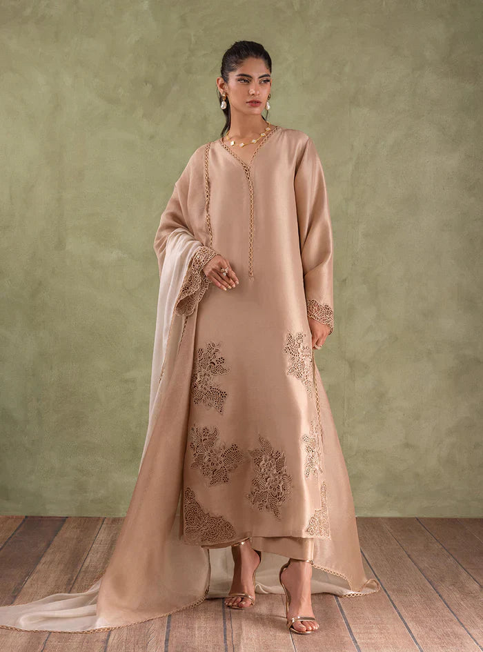 Zainab Chottani | Eid Edit 24 | Coral Champagne - by - Libasekhas UK - Registered Vendor of : Zainab Chottani - 100% Original Designer Dresss