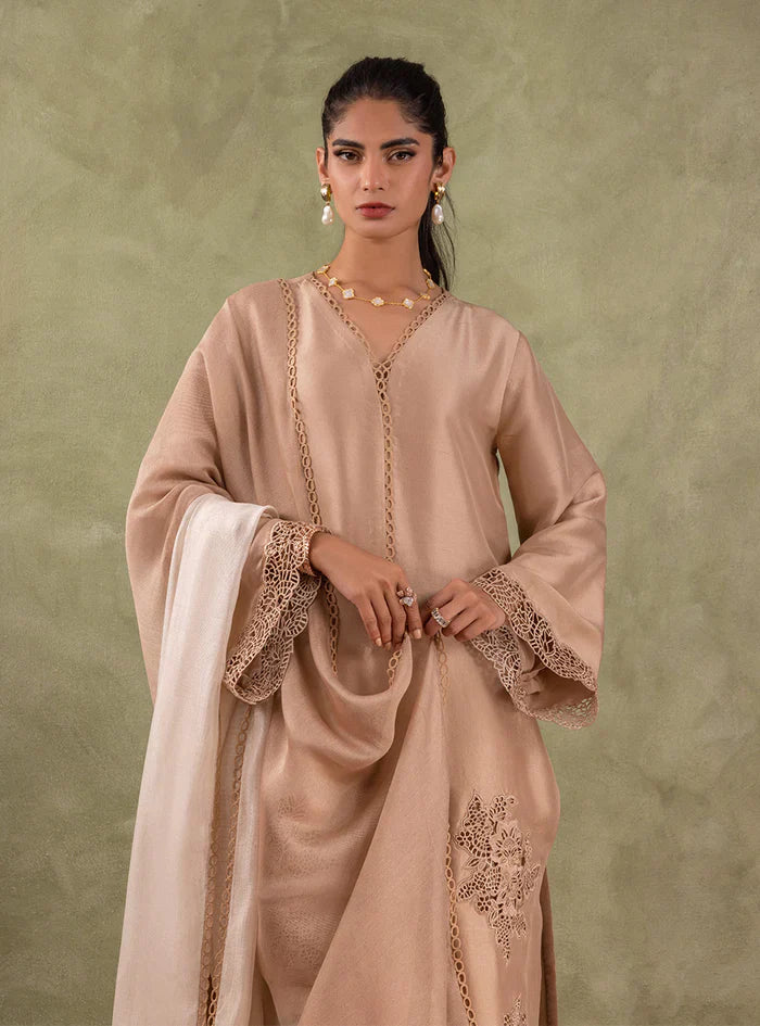 Zainab Chottani | Eid Edit 24 | Coral Champagne - by - Libasekhas UK - Registered Vendor of : Zainab Chottani - 100% Original Designer Dresss