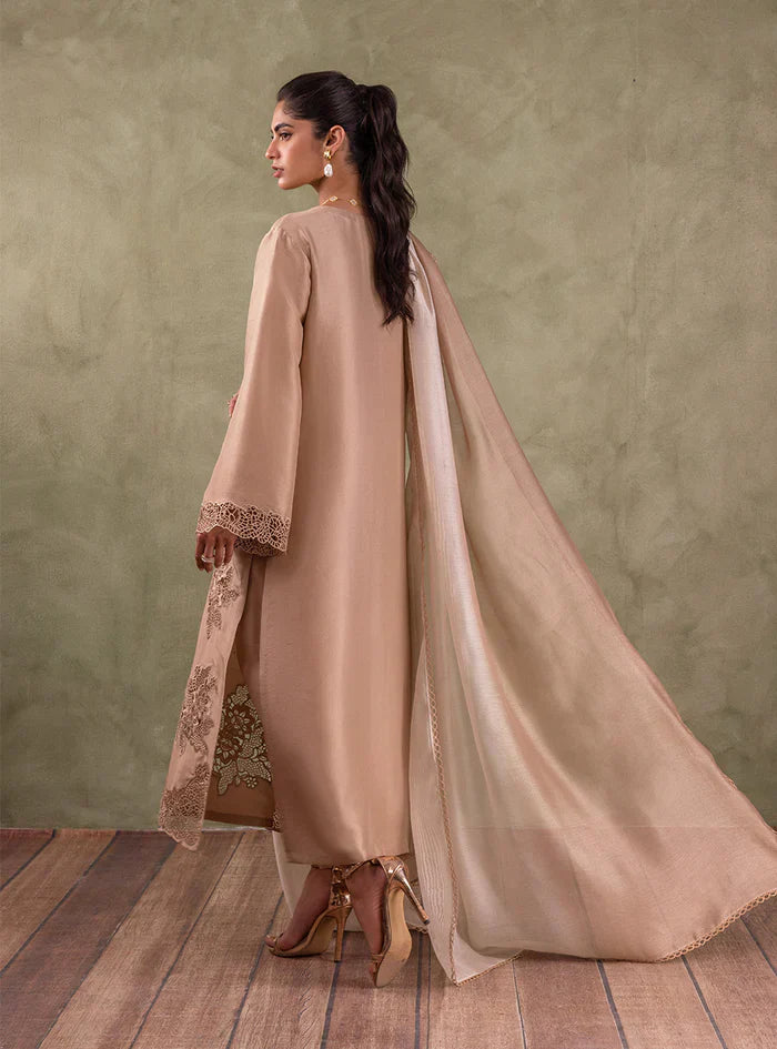 Zainab Chottani | Eid Edit 24 | Coral Champagne - by - Libasekhas UK - Registered Vendor of : Zainab Chottani - 100% Original Designer Dresss