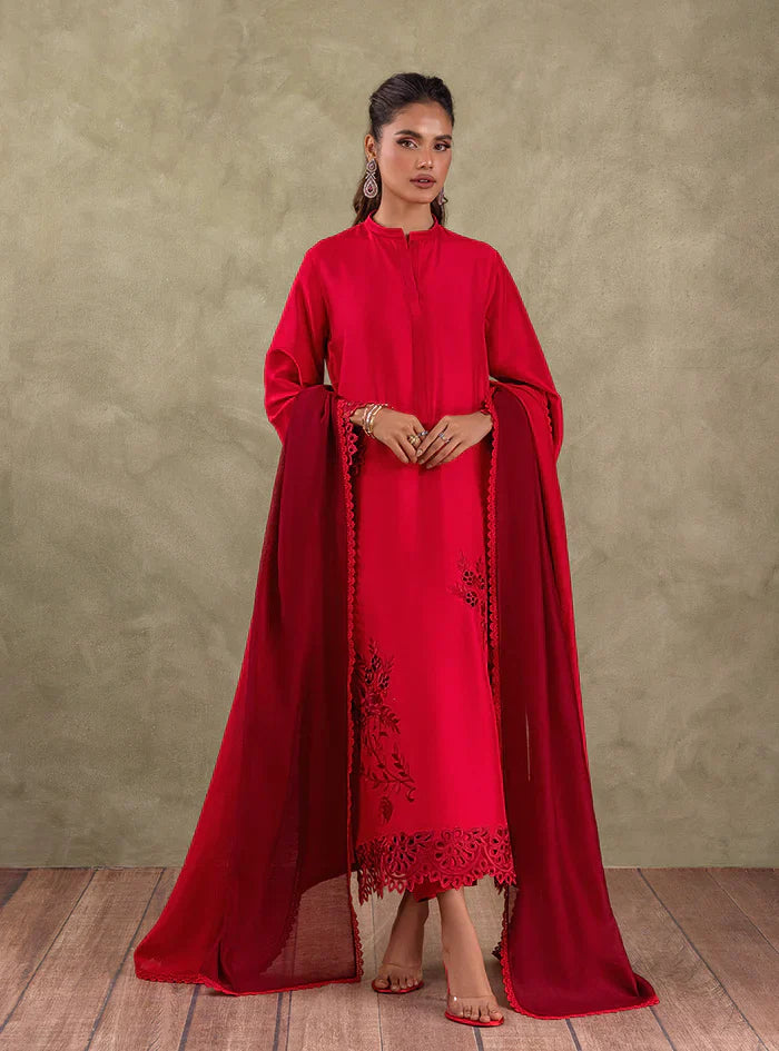Zainab Chottani | Eid Edit 24 | Scarlet Rose - by - Libasekhas UK - Registered Vendor of : Zainab Chottani - 100% Original Designer Dresss