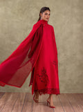 Zainab Chottani | Eid Edit 24 | Scarlet Rose - by - Libasekhas UK - Registered Vendor of : Zainab Chottani - 100% Original Designer Dresss