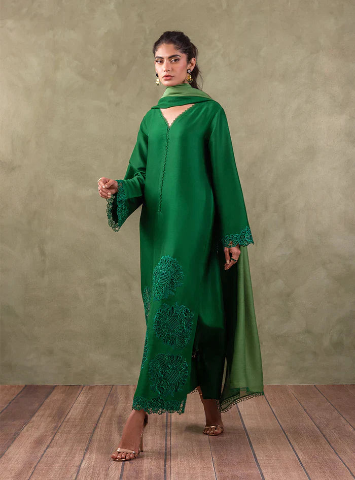 Zainab Chottani | Eid Edit 24 | Royal Jade - by - Libasekhas UK - Registered Vendor of : Zainab Chottani - 100% Original Designer Dresss