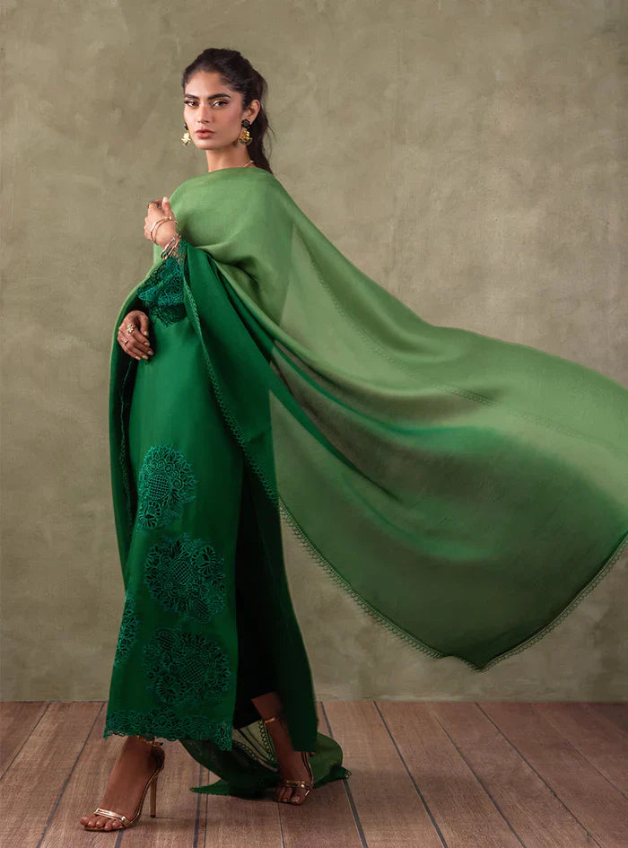 Zainab Chottani | Eid Edit 24 | Royal Jade - by - Libasekhas UK - Registered Vendor of : Zainab Chottani - 100% Original Designer Dresss
