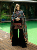 Zainab Chottani | Makhmal Luxe Pret | Zulmat - by - Libasekhas UK - Registered Vendor of : Zainab Chottani - 100% Original Designer Dresss