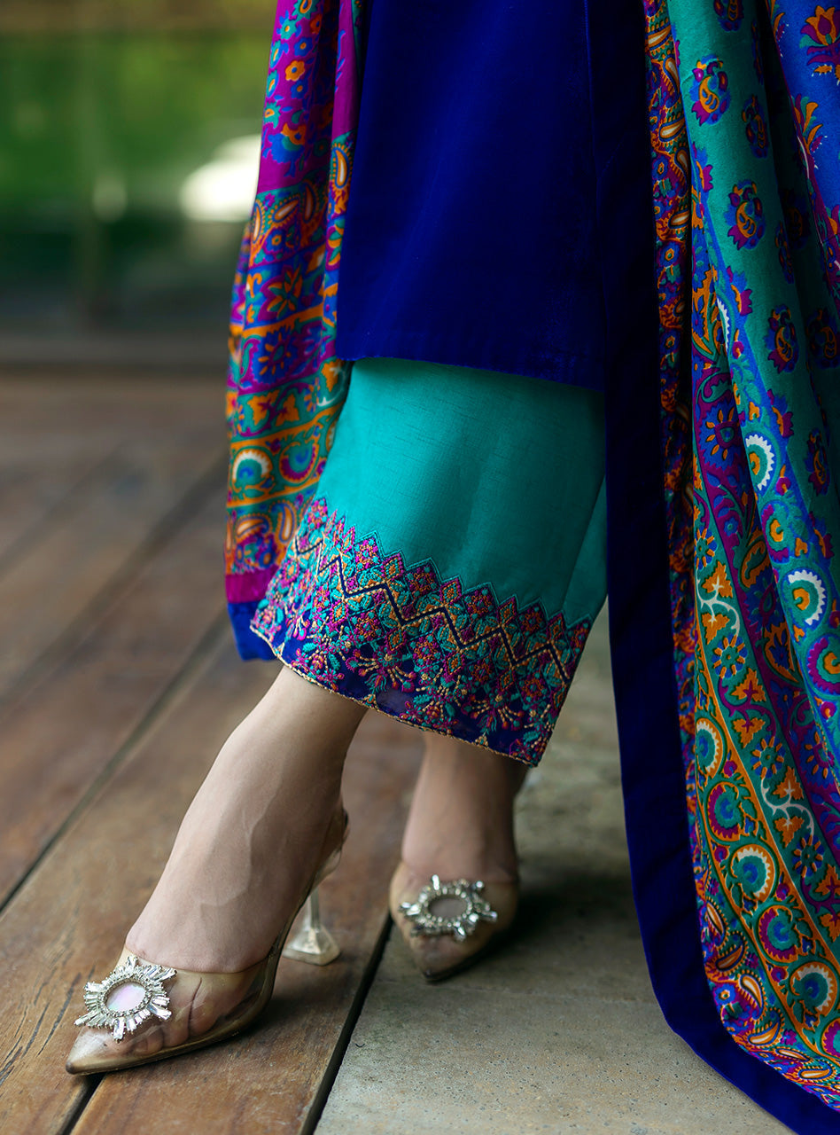 Zainab Chottani | Makhmal Luxe Pret | Shafaq - by - Libasekhas UK - Registered Vendor of : Zainab Chottani - 100% Original Designer Dresss
