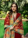 Zainab Chottani | Makhmal Luxe Pret | Ghermez - by - Libasekhas UK - Registered Vendor of : Zainab Chottani - 100% Original Designer Dresss