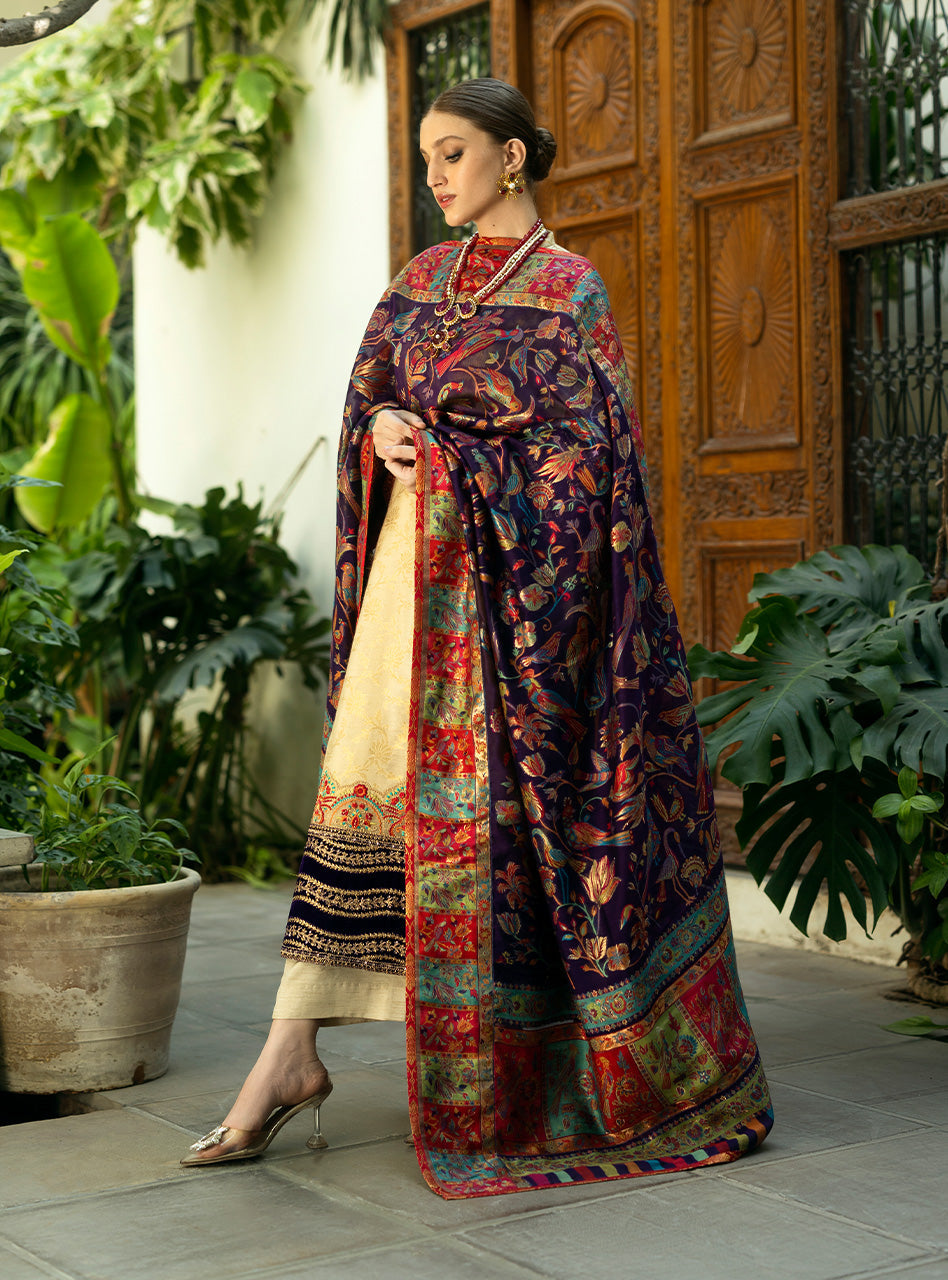 Zainab Chottani | Makhmal Luxe Pret | Zarrin - by - Libasekhas UK - Registered Vendor of : Zainab Chottani - 100% Original Designer Dresss