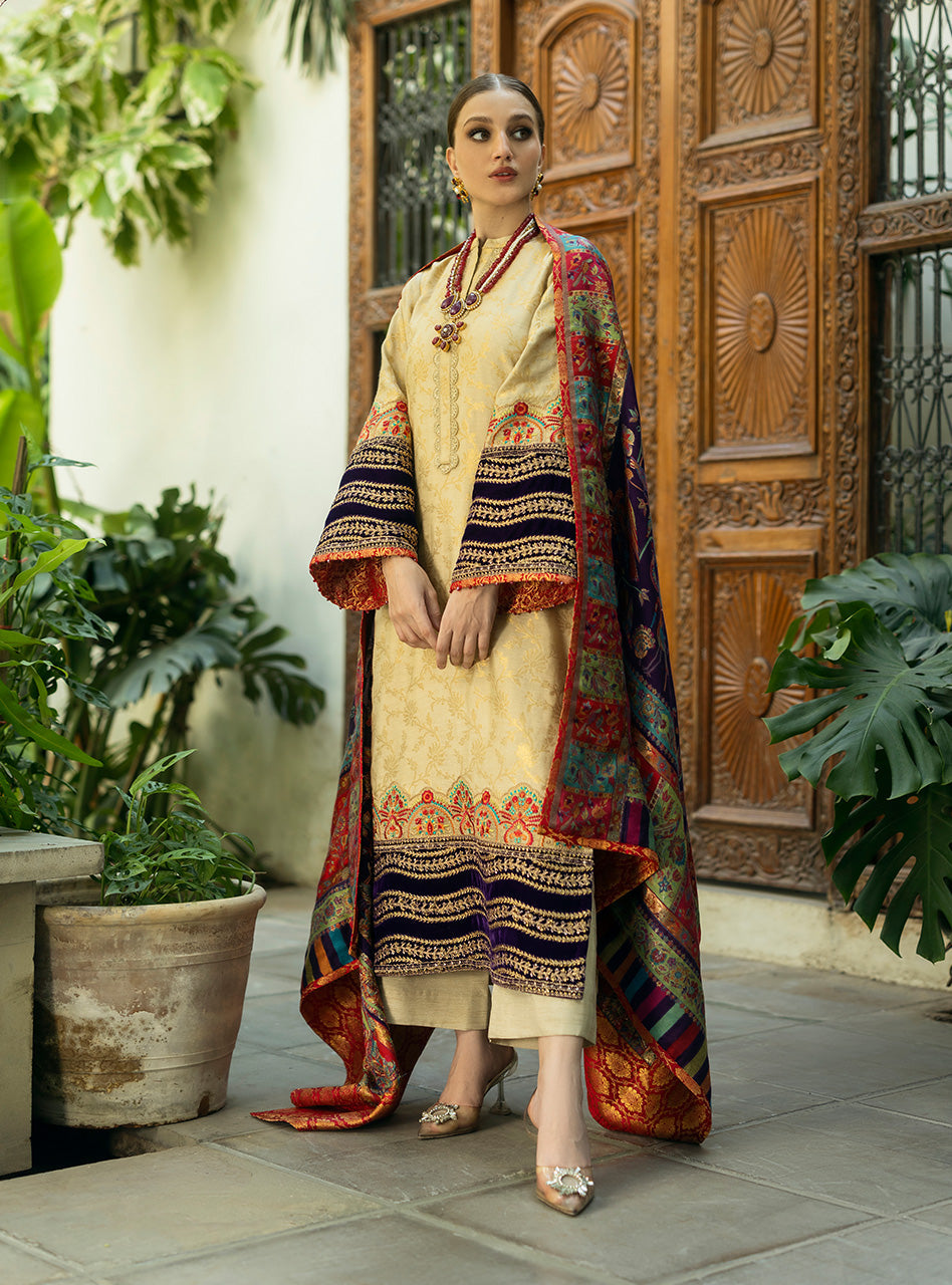 Zainab Chottani | Makhmal Luxe Pret | Zarrin - by - Libasekhas UK - Registered Vendor of : Zainab Chottani - 100% Original Designer Dresss