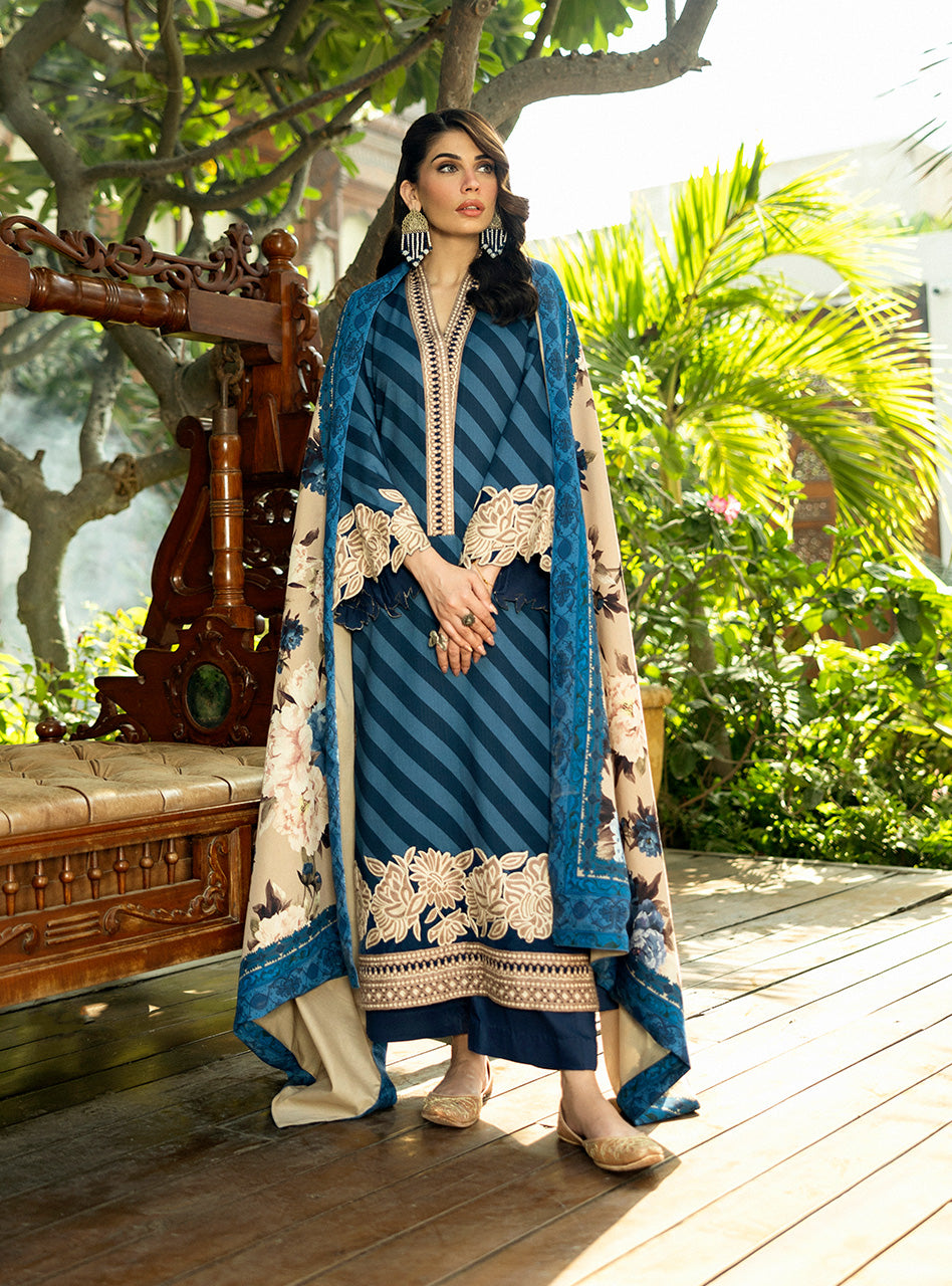 Zainab Chottani | Winter Shawls 24 |  Alayna - by - Libasekhas UK - Registered Vendor of : Zainab Chottani - 100% Original Designer Dresss
