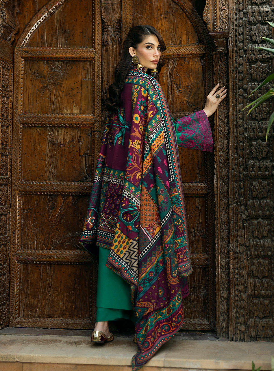 Zainab Chottani | Winter Shawls 24 | Esha - by - Libasekhas UK - Registered Vendor of : Zainab Chottani - 100% Original Designer Dresss