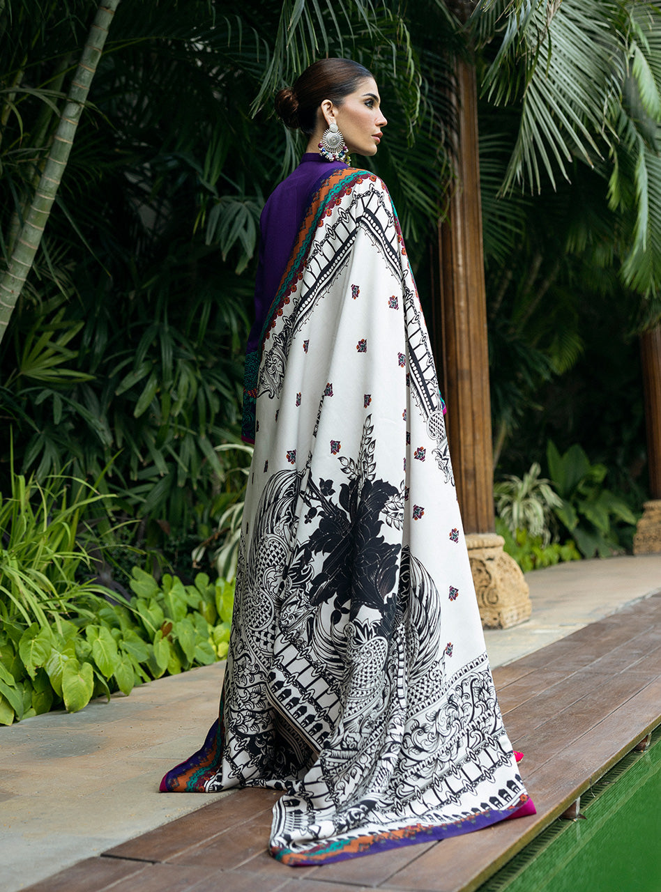 Zainab Chottani | Winter Shawls 24 |  Vaniza - by - Libasekhas UK - Registered Vendor of : Zainab Chottani - 100% Original Designer Dresss