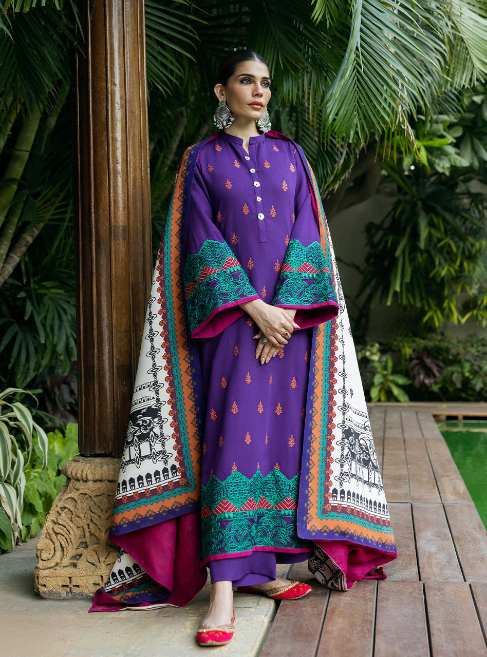 Zainab Chottani | Winter Shawls 24 |  Vaniza - by - Libasekhas UK - Registered Vendor of : Zainab Chottani - 100% Original Designer Dresss