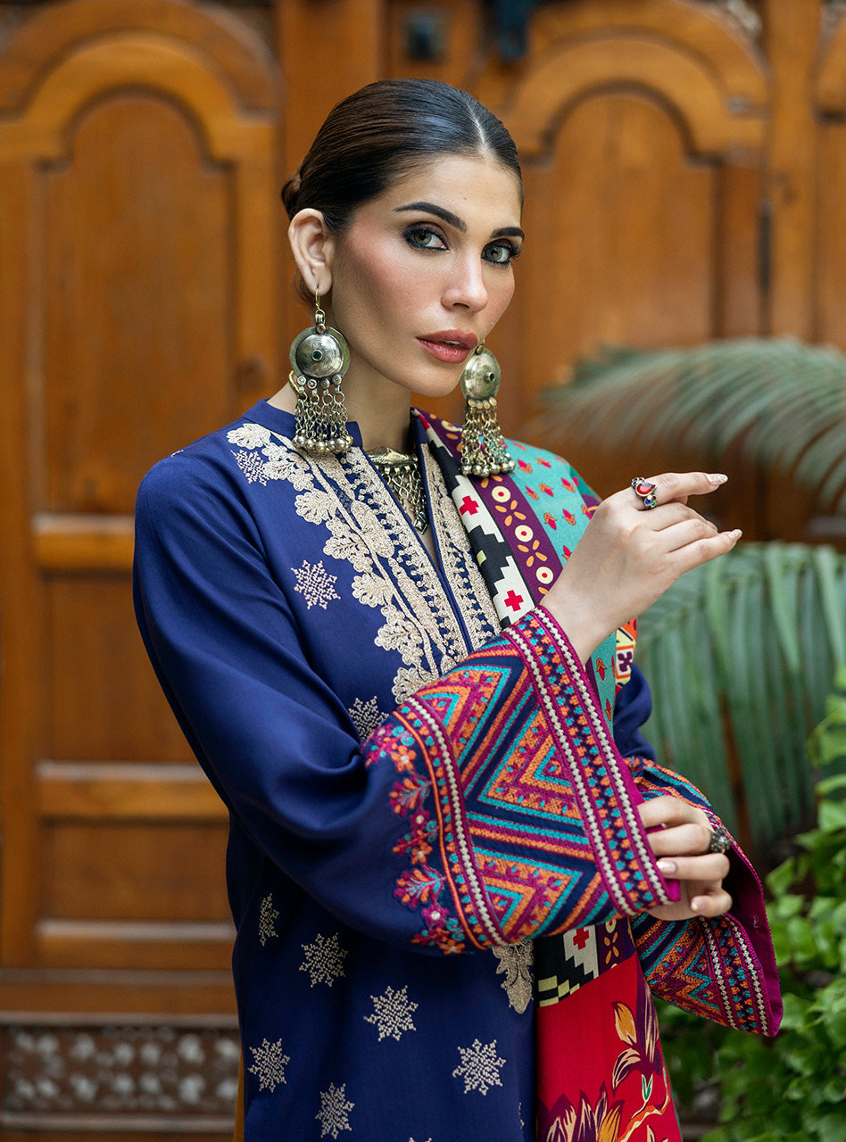 Zainab Chottani | Winter Shawls 24 |Maya - by - Libasekhas UK - Registered Vendor of : Zainab Chottani - 100% Original Designer Dresss