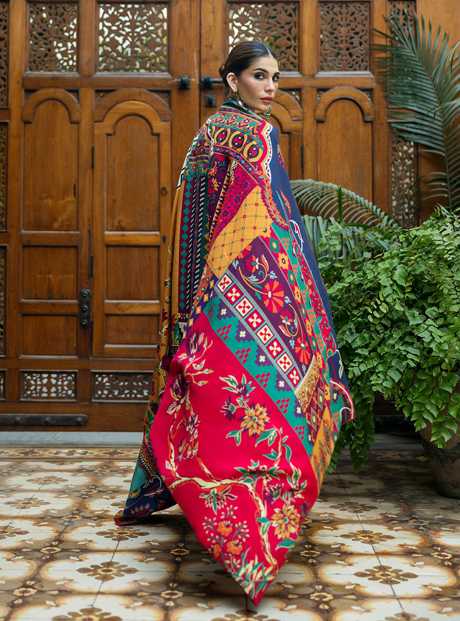 Zainab Chottani | Winter Shawls 24 |Maya - by - Libasekhas UK - Registered Vendor of : Zainab Chottani - 100% Original Designer Dresss