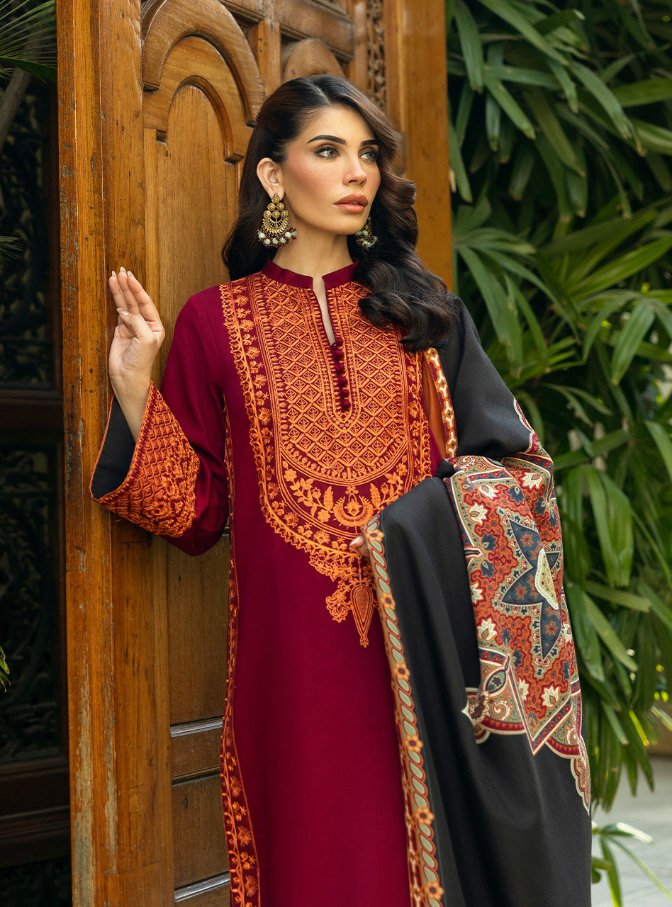 Zainab Chottani | Winter Shawls 24 |  Sila - by - Libasekhas UK - Registered Vendor of : Zainab Chottani - 100% Original Designer Dresss
