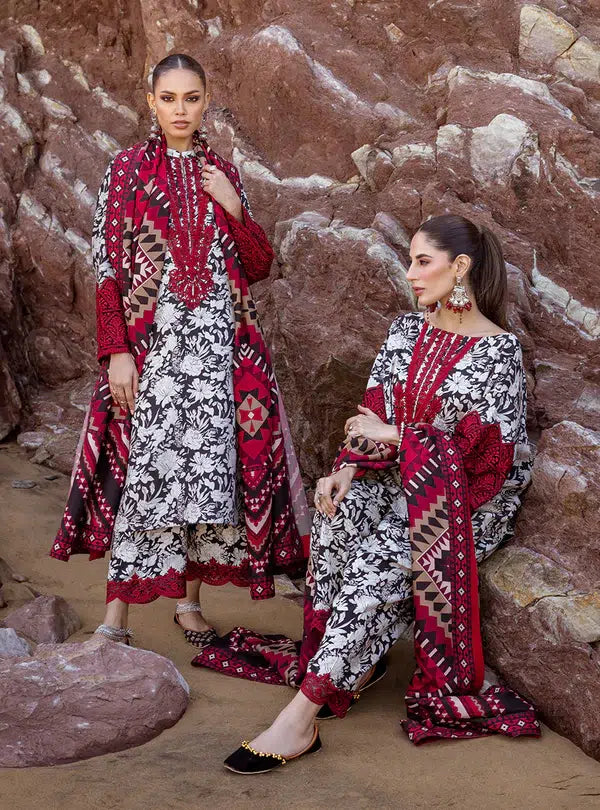 Zainab Chottani | Winter Shawls | Asna - by - Libasekhas UK - Registered Vendor of : Zainab Chottani - 100% Original Designer Dresss