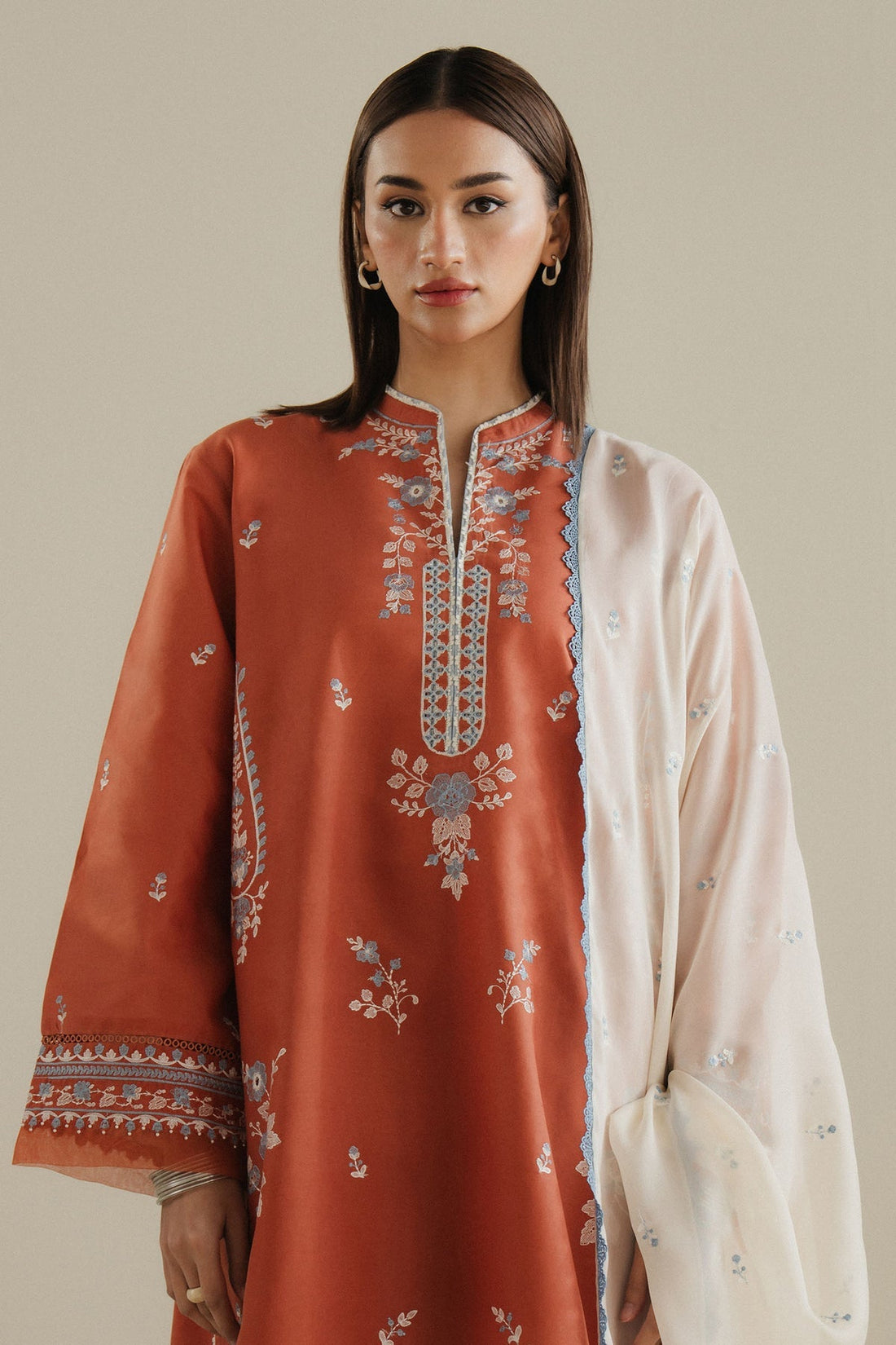 Zara Shahjahan | Pret Wear | CR25P0101 - by - Libasekhas UK - Registered Vendor of : Zara Shahjahan - 100% Original Designer Dresss