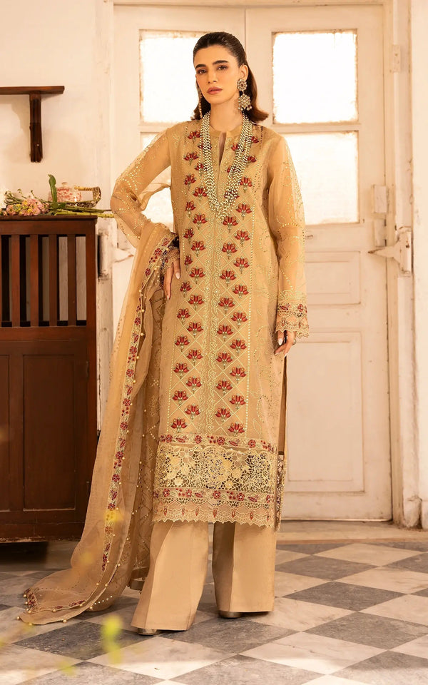 Asifa and Nabeel | Sunehri Eid 25 | Zareen-(SEF25-06) - by - Libasekhas UK - Registered Vendor of : Asifa and Nabeel - 100% Original Designer Dresss