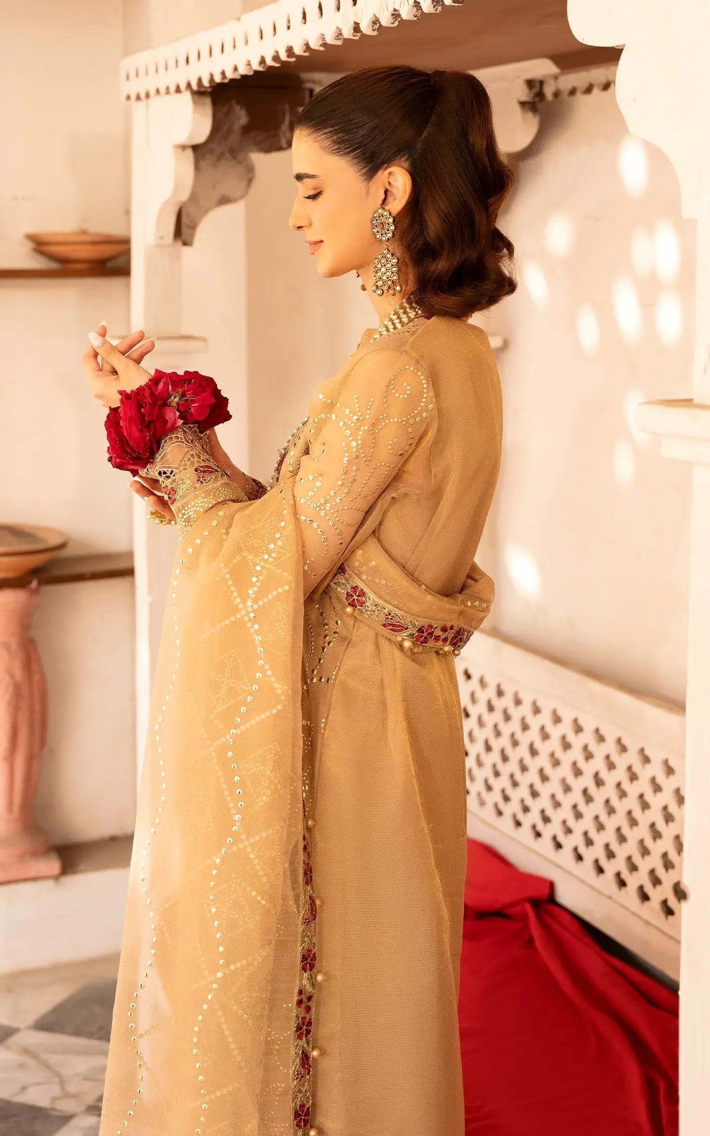 Asifa and Nabeel | Sunehri Eid 25 | Zareen-(SEF25-06) - Ladies Clothes -  Libasekhas