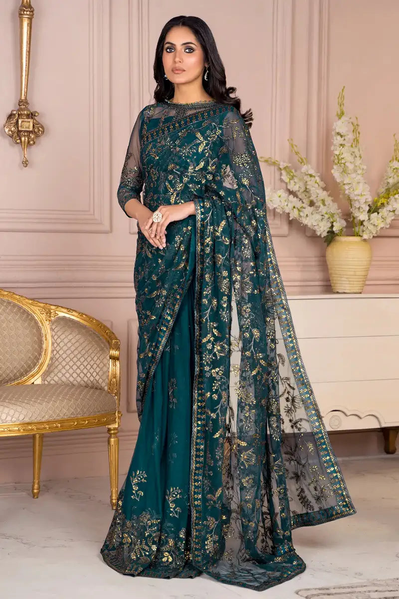 Zarif | Afreen Formals | ZA 01 EVERGREEN - by - Libasekhas UK - Registered Vendor of : Zarif - 100% Original Designer Dresss