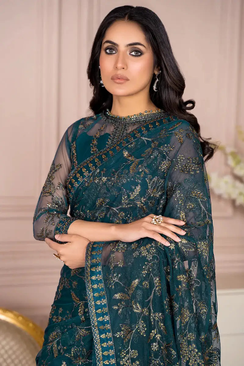 Zarif | Afreen Formals | ZA 01 EVERGREEN - by - Libasekhas UK - Registered Vendor of : Zarif - 100% Original Designer Dresss