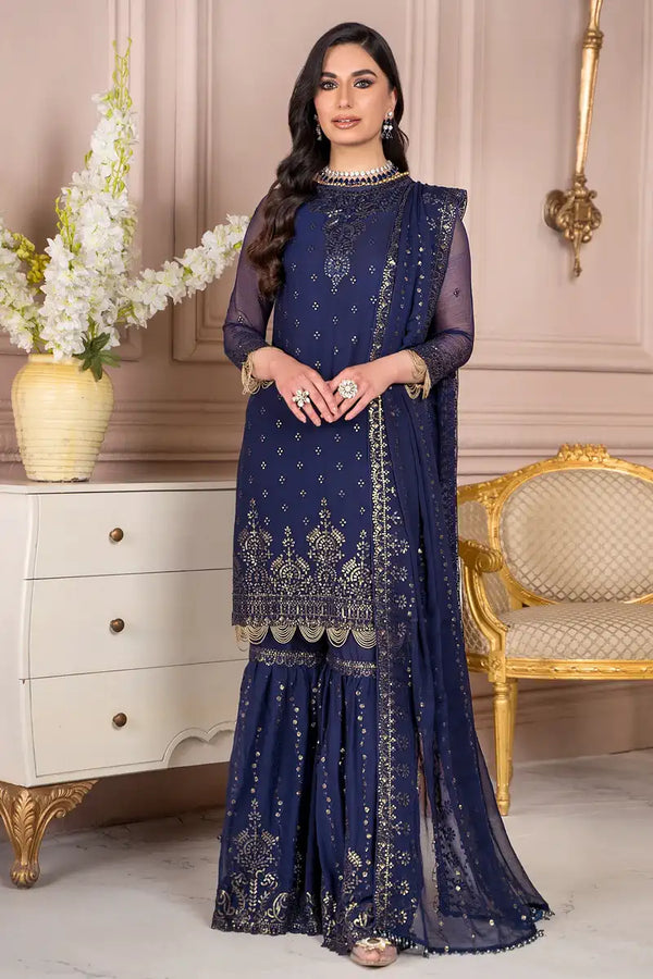 Zarif | Afreen Formals | ZA 05 ADMIRAL - by - Libasekhas UK - Registered Vendor of : Zarif - 100% Original Designer Dresss