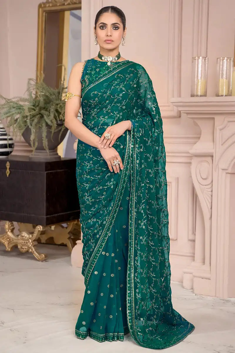 Zarif | Afreen Formals | ZA 07 TROPICAL - by - Libasekhas UK - Registered Vendor of : Zarif - 100% Original Designer Dresss
