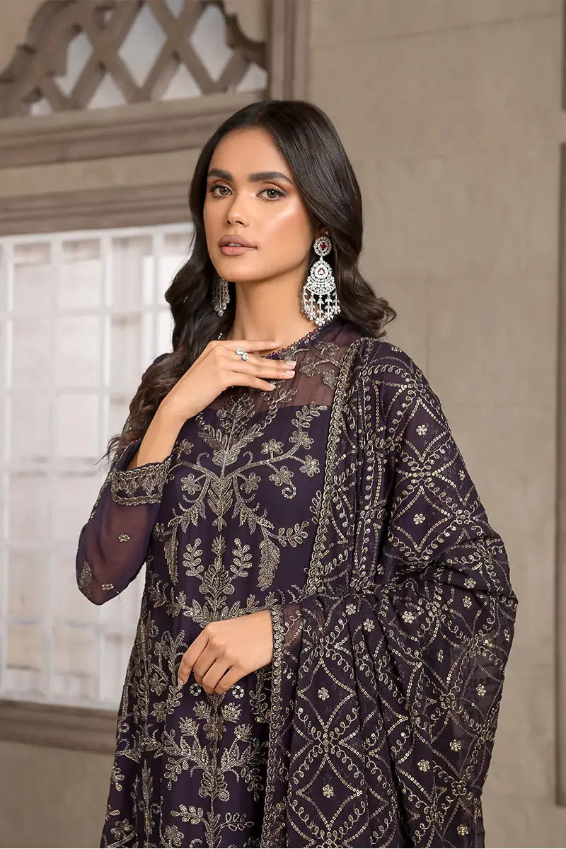 Zarif | Falak Formals | ZF 02 AZALEA - by - Libasekhas UK - Registered Vendor of : Zarif - 100% Original Designer Dresss
