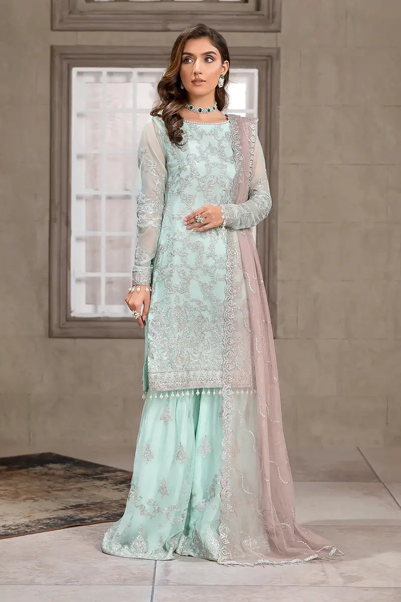 Zarif | Falak Formals | ZF 08 CLAUDIA - by - Libasekhas UK - Registered Vendor of : Zarif - 100% Original Designer Dresss