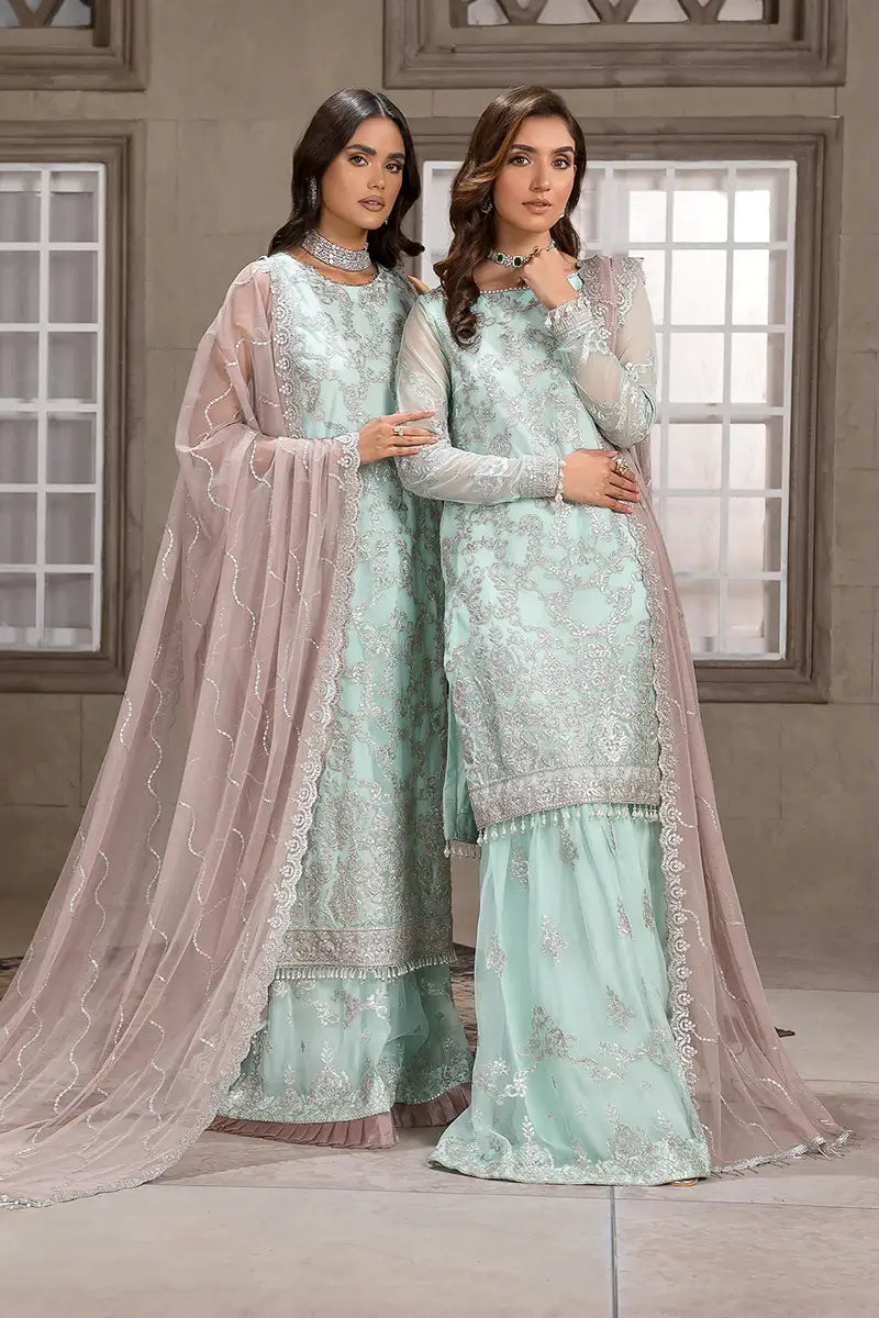 Zarif | Falak Formals | ZF 08 CLAUDIA - by - Libasekhas UK - Registered Vendor of : Zarif - 100% Original Designer Dresss