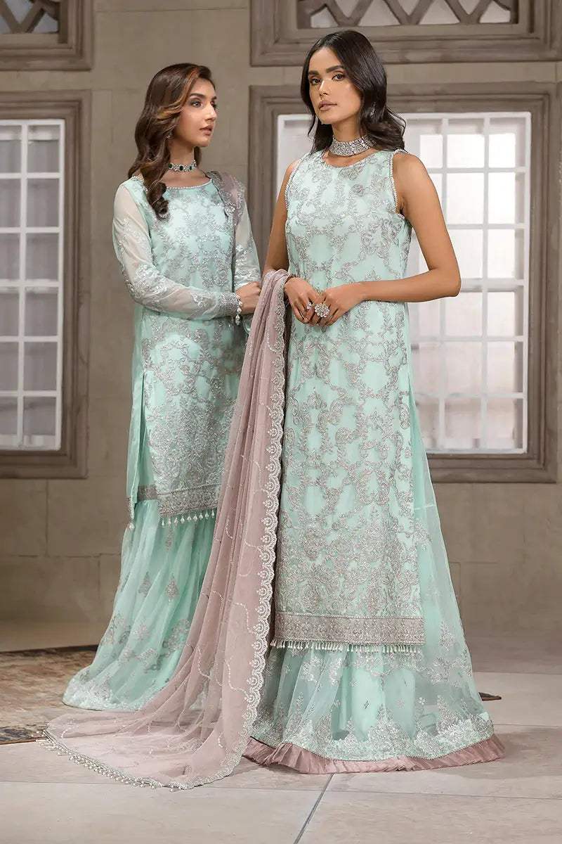 Zarif | Falak Formals | ZF 08 CLAUDIA - by - Libasekhas UK - Registered Vendor of : Zarif - 100% Original Designer Dresss