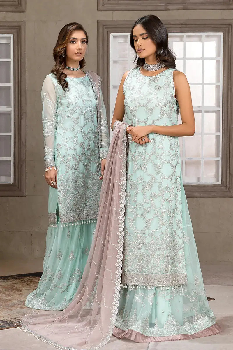 Zarif | Falak Formals | ZF 08 CLAUDIA - by - Libasekhas UK - Registered Vendor of : Zarif - 100% Original Designer Dresss
