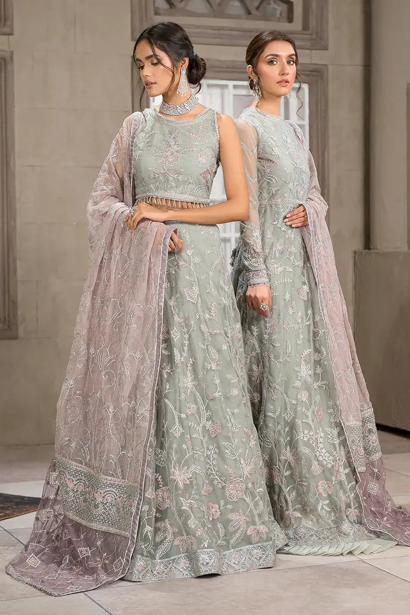 Zarif | Falak Formals | ZF 01 BLOSSOM - by - Libasekhas UK - Registered Vendor of : Zarif - 100% Original Designer Dresss
