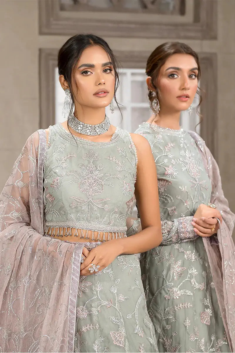Zarif | Falak Formals | ZF 01 BLOSSOM - by - Libasekhas UK - Registered Vendor of : Zarif - 100% Original Designer Dresss